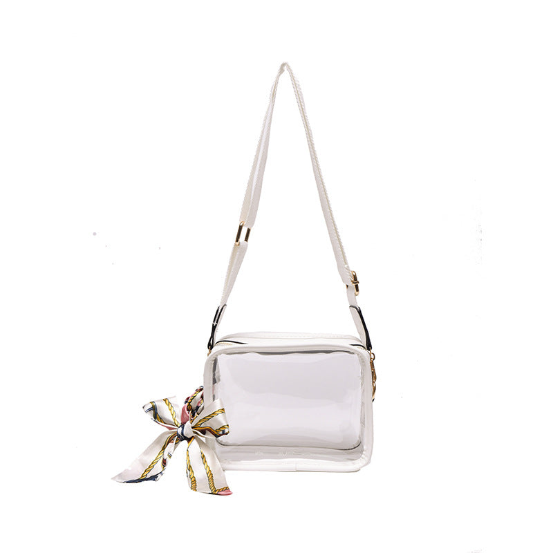 Wide Shoulder PVC Single Shoulder Diagonal Cross Phone Bag