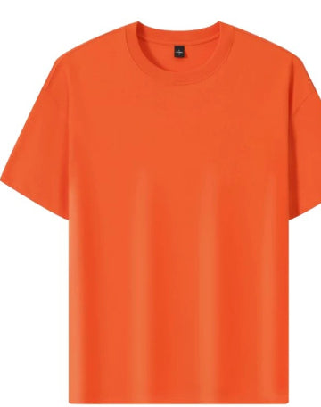 Cotton Round Neck Short Sleeve T-shirt