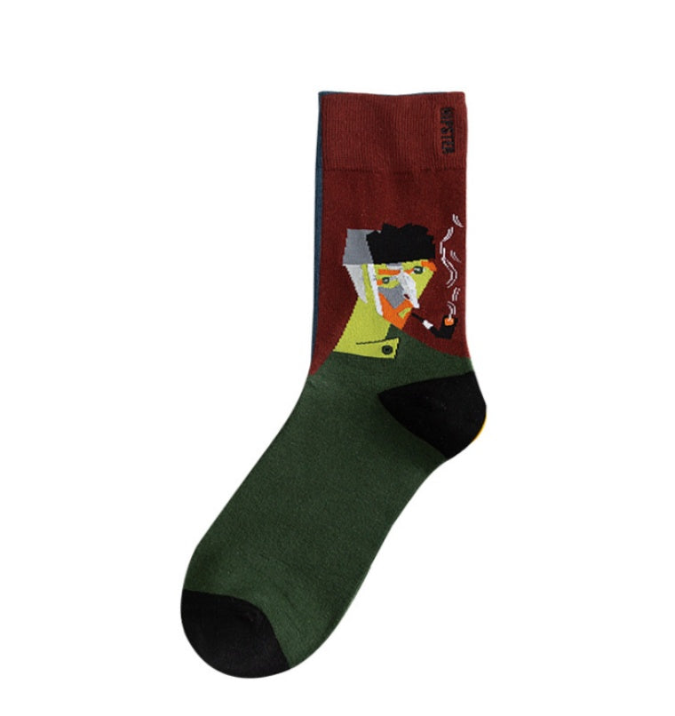 Personality and creativity hit color cotton socks