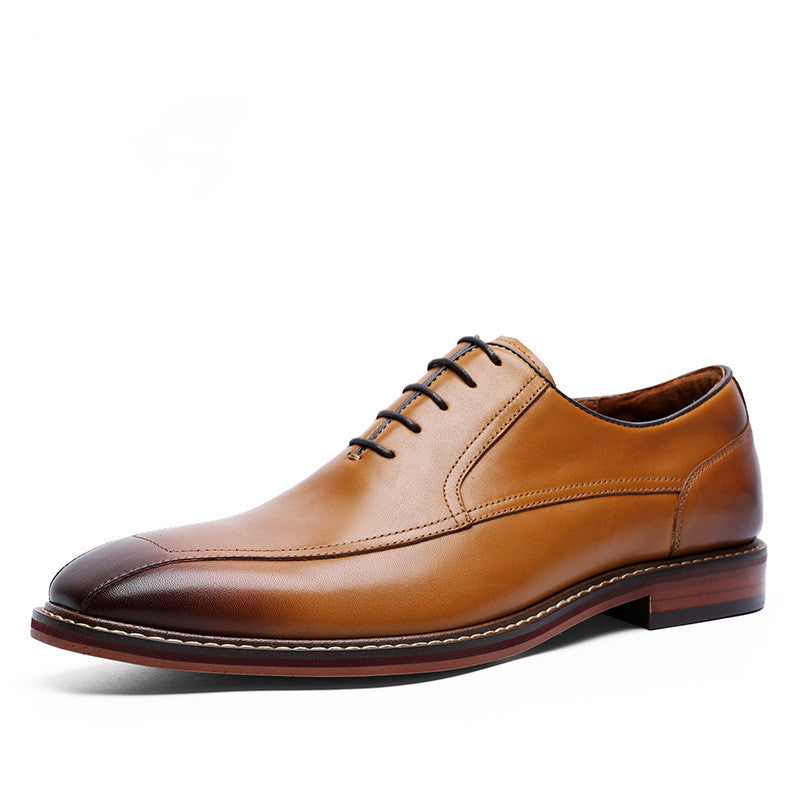 Rubber Outsole Business Casual Men's Shoes