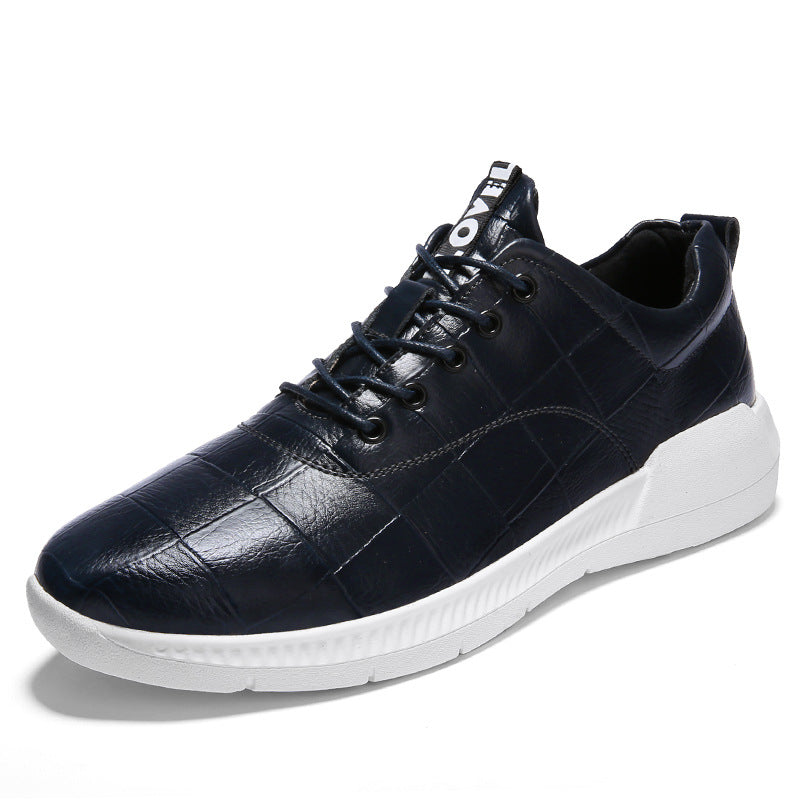 Leather breathable non-slip shoes