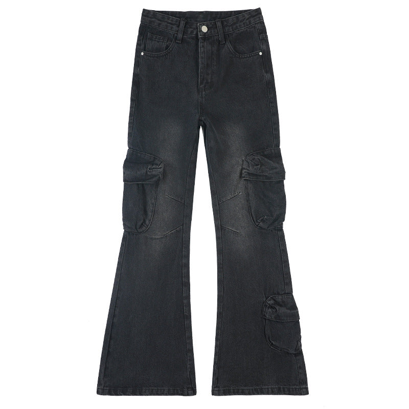 American Style Loose Cargo Jeans Women