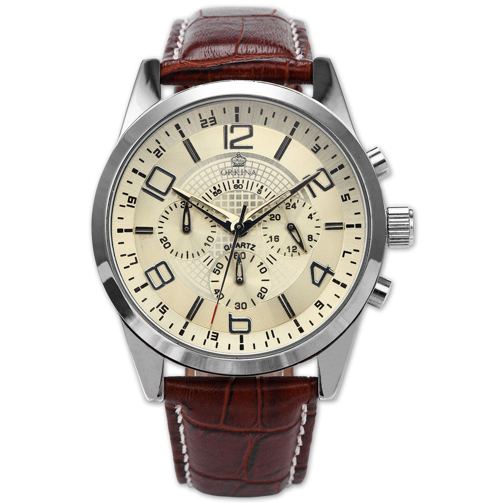 Six-pin trend men's watch