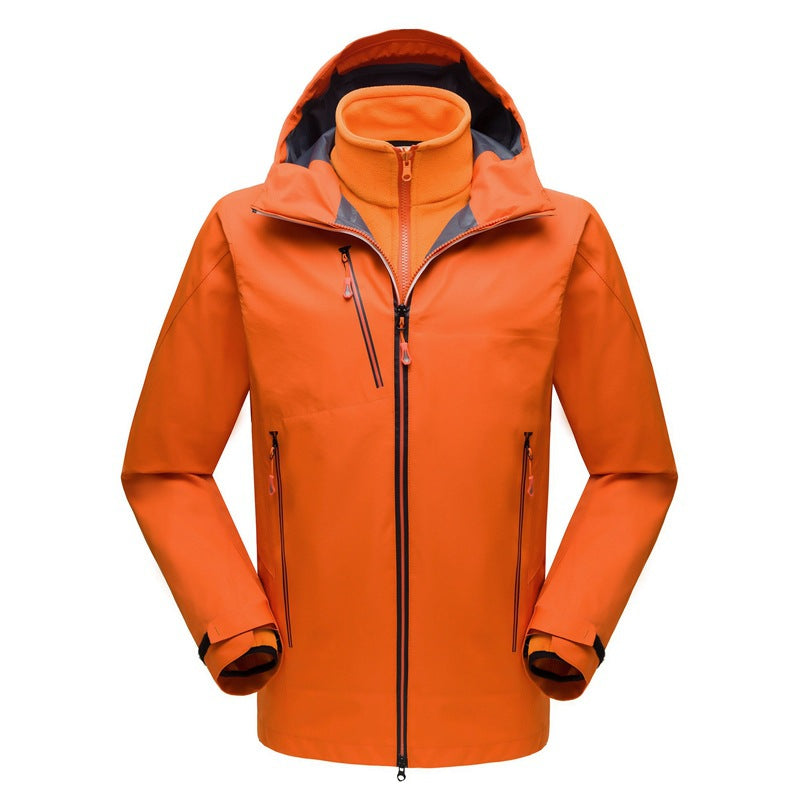 Two-piece men's waterproof outdoor jacket