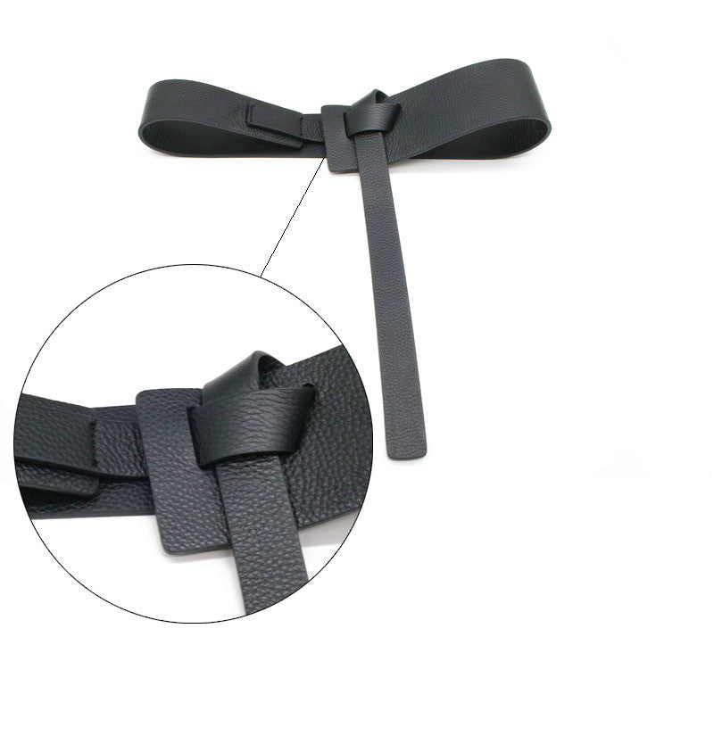 Women's leather belt