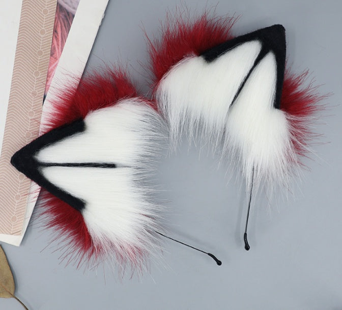 One Piece Dropshipping Handmade JK Headdress Lolita Headband Line Winder Fenille Cosplay Animal Ears Beast Tail Suit