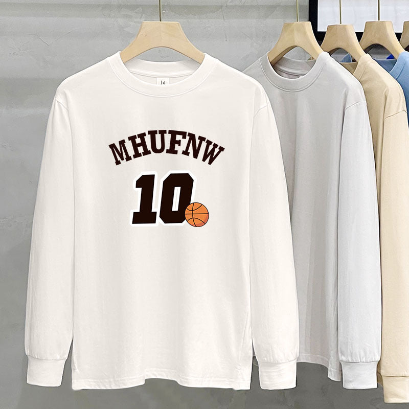 230g Heavy Cotton Long-sleeved T-shirt For Women