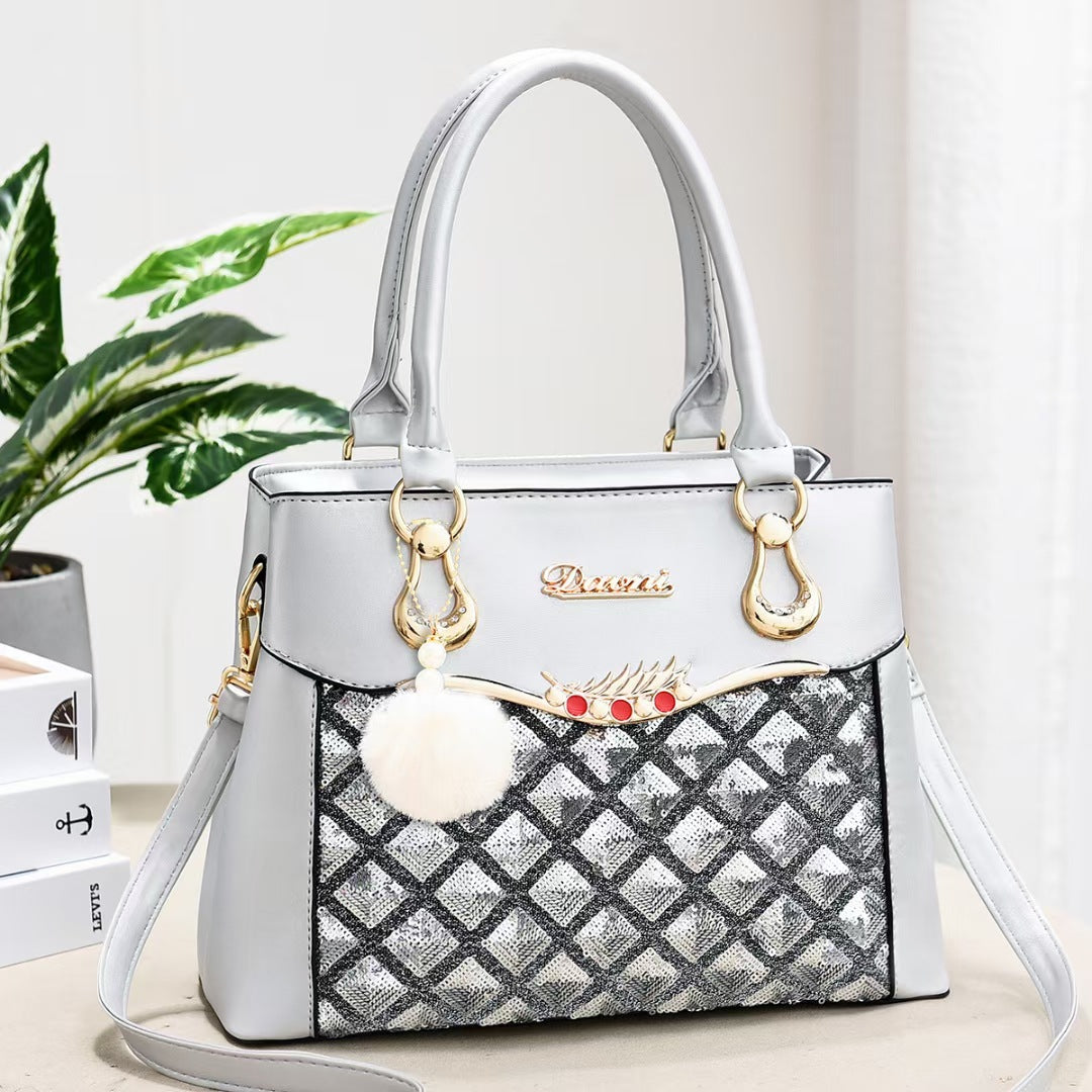 The New Fashion Female Bag Korean Style Diagonal Shoulder Handbag