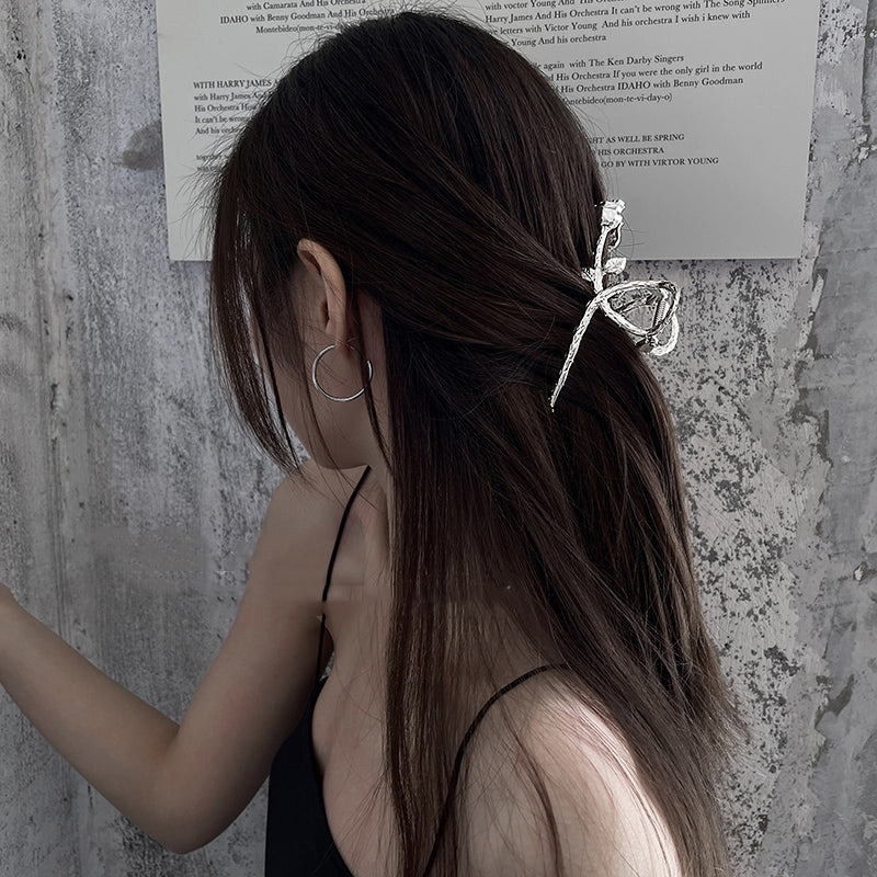 Women's Summer Back Head Rose Alloy Hairpin