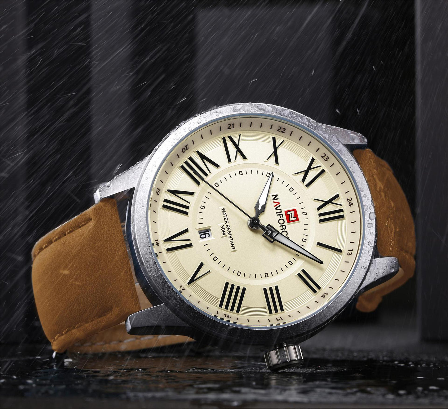 Waterproof Belt Watch Roman Calendar