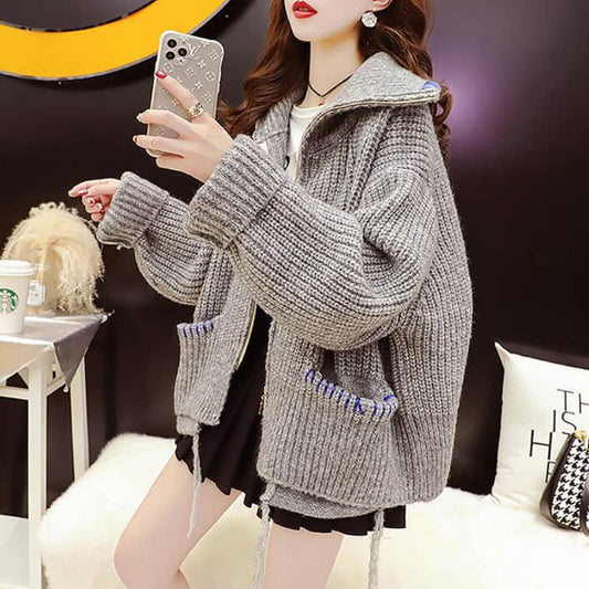 Autumn And Winter New Loose Chinese New Year Red Idle Style Jacket
