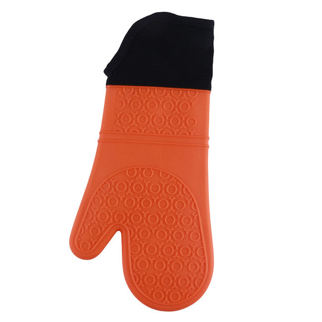Long thick silicone insulated gloves