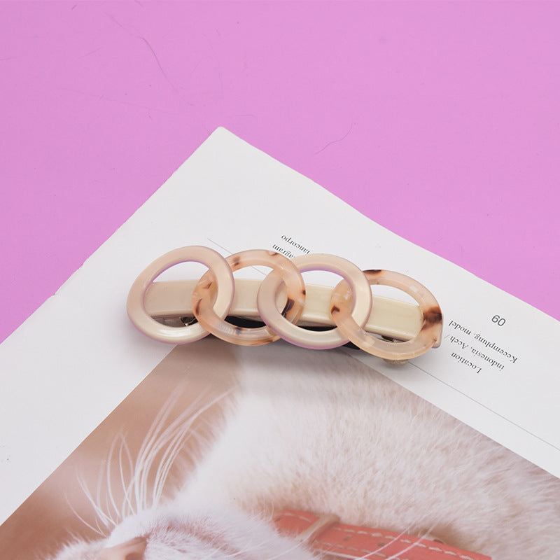 Fashion concentric circle hairpin
