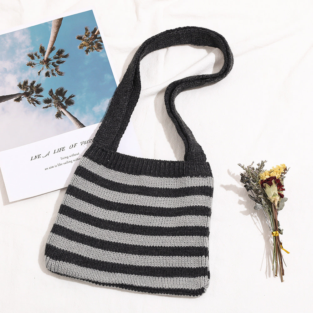 Wool bag girl's messenger bag