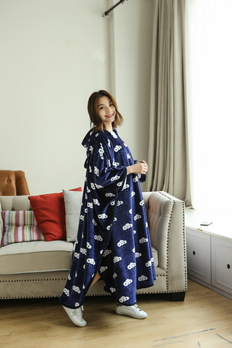 Warm Blanket Long Coral Fleece
