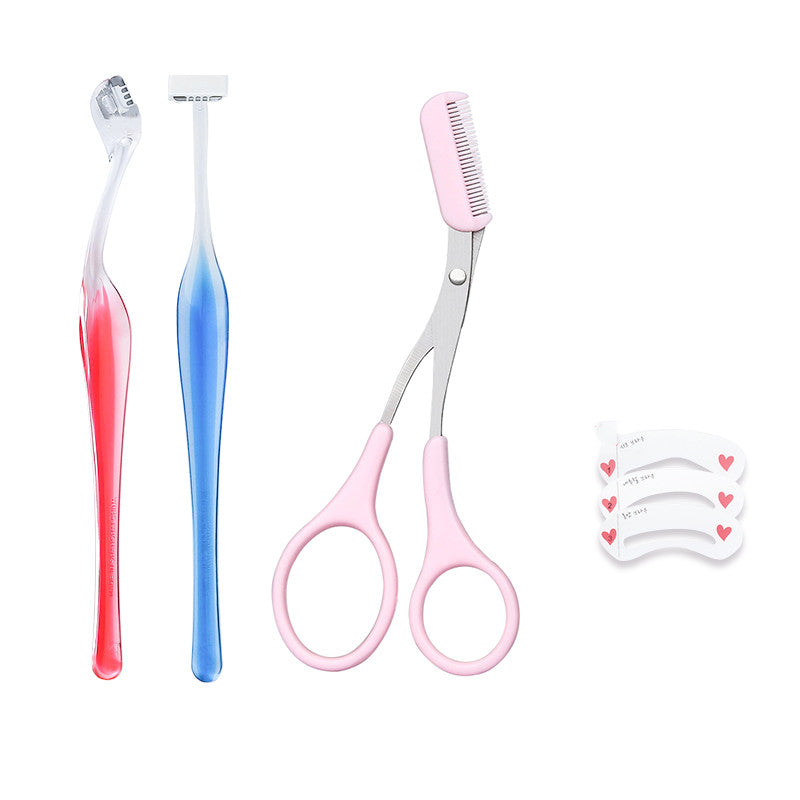 Eyebrow shaver safety kit