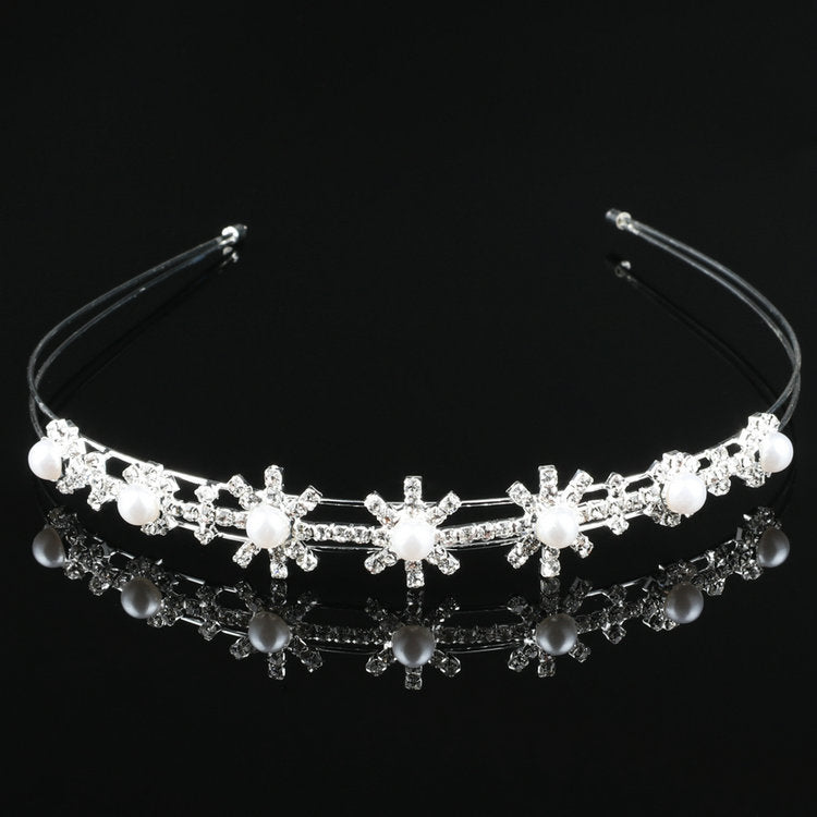 Japanese and Korean brides simple style children's headdress handmade