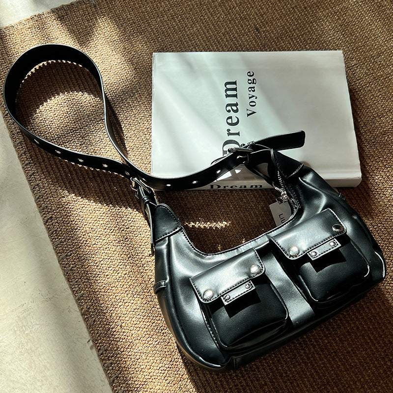 Special-interest Design Locomotive Style New High Sense Fashion Ins One Shoulder Bag
