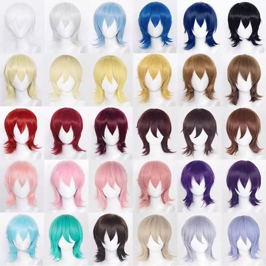 Universal Cosplay Wig Hair Tail Lengthened Anti-curling