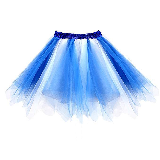 Half-length Pettiskirt Perform Dance Party Tulle Skirt Crinoline