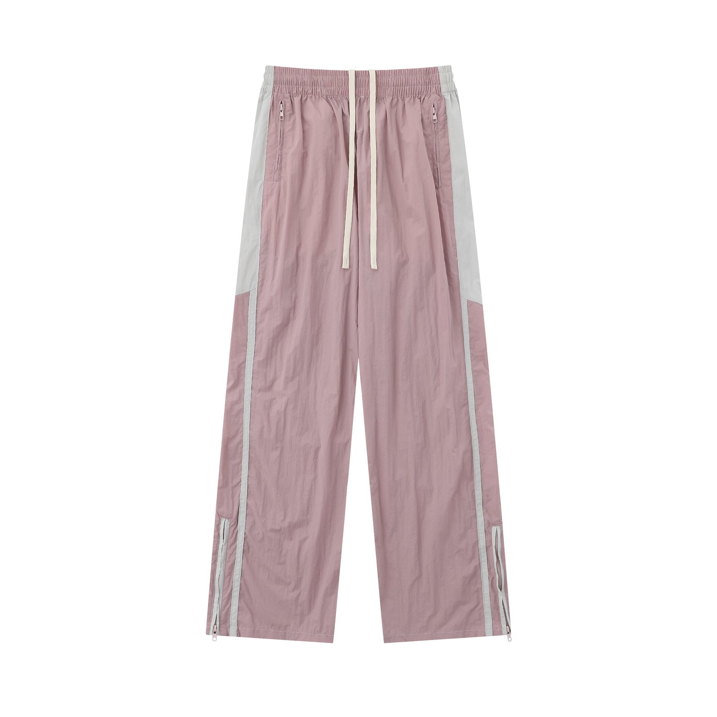 Breathable Thin Sports Casual Women's Striped Pleated Wide-leg Pants