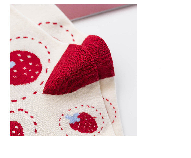 Autumn and winter anti-friction personality cartoon socks