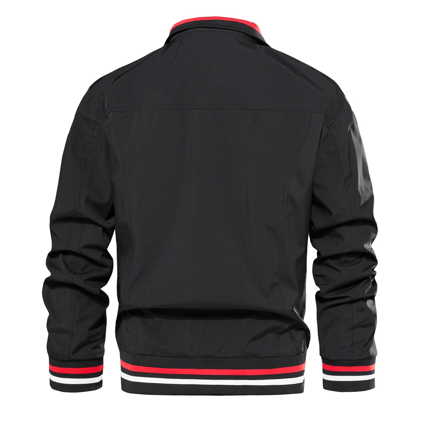 Men's Bomber Jacket Lightweight Casual Windbreaker Spring Fall Zip Up Coat