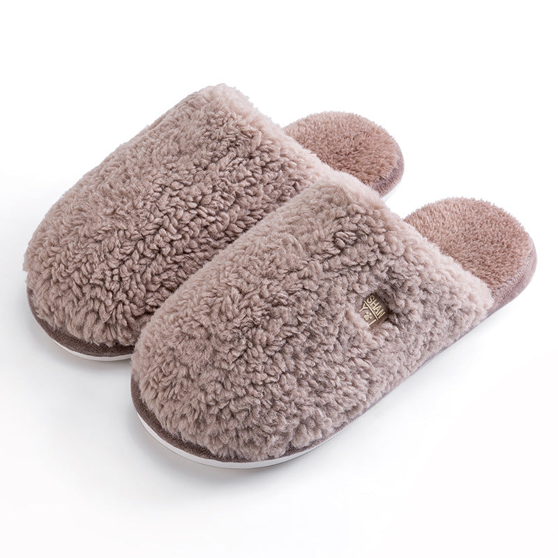 Cotton slippers for indoor moonwood floor