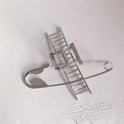 Metal Grab Clip Hair Banana Jewelry Hairpin For Women
