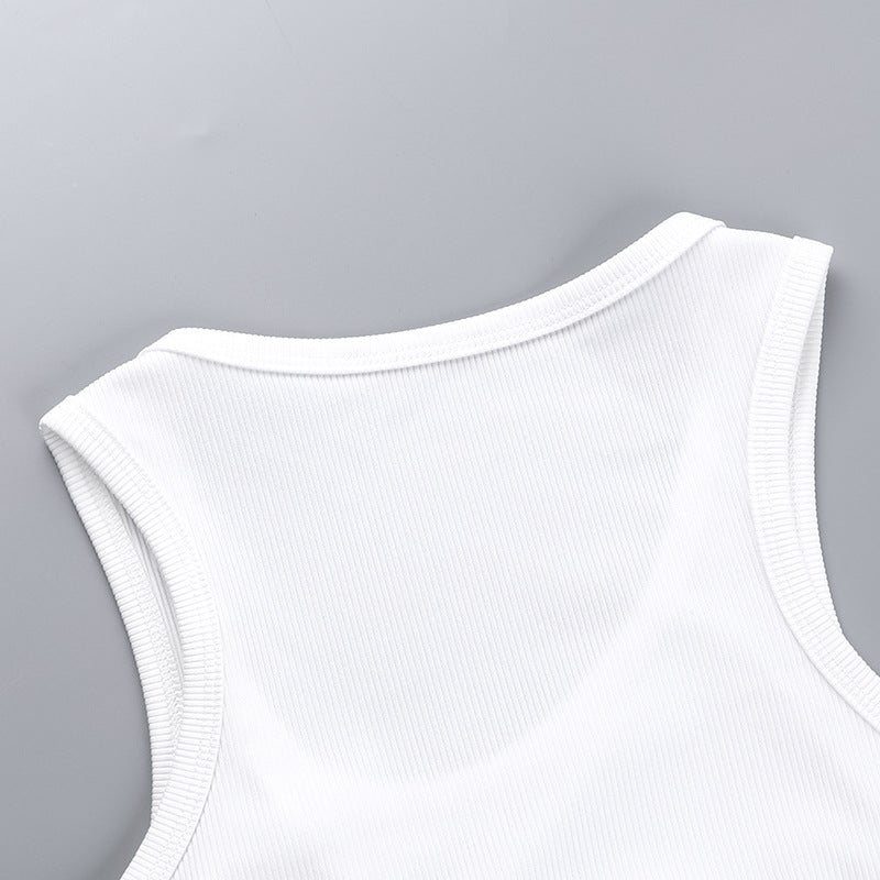 Women's Personalized Pleated Vest Versatile Top
