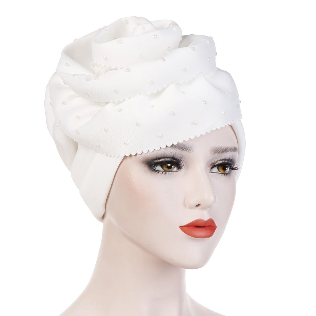 Ceramic flower large flower hat space cotton toe cap