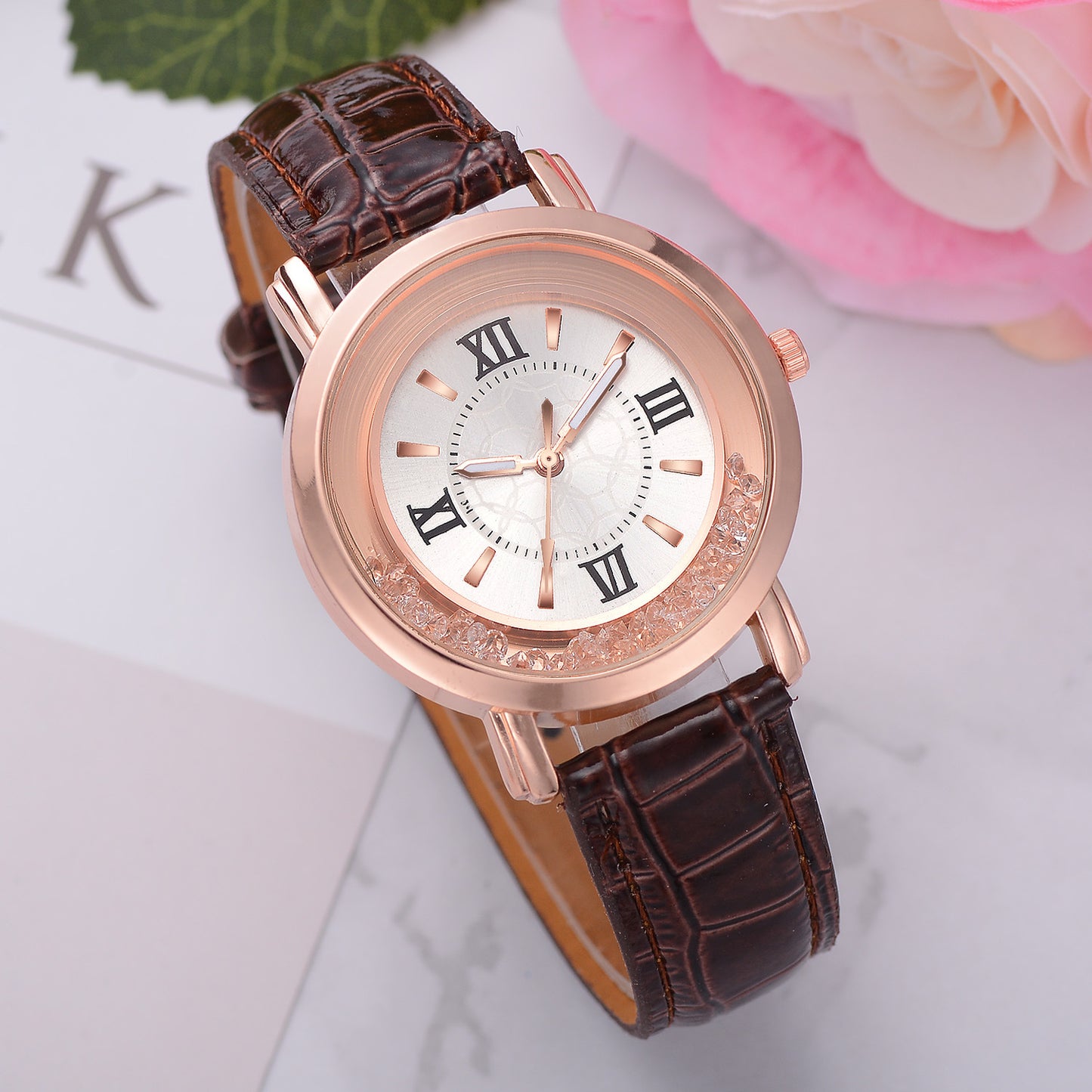 Women's Rhinestone Ball Watch