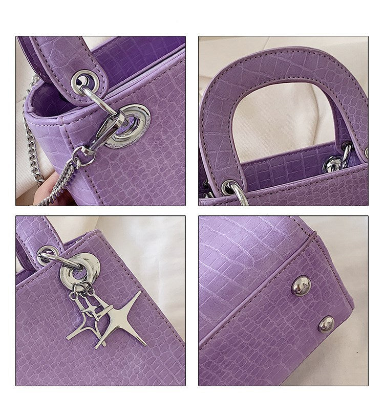 Fashion all-match portable chain shoulder messenger bag