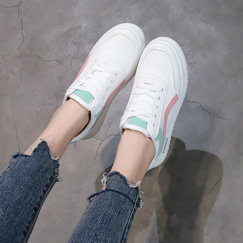 Wild casual white shoes