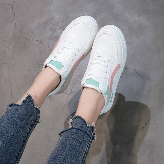 Wild casual white shoes