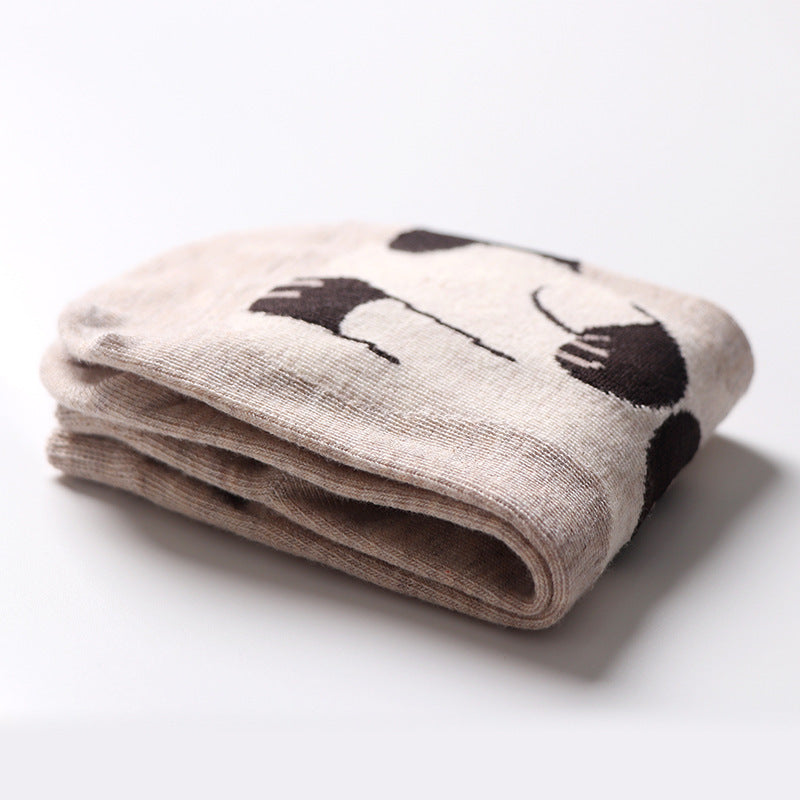 Breathable cotton socks
