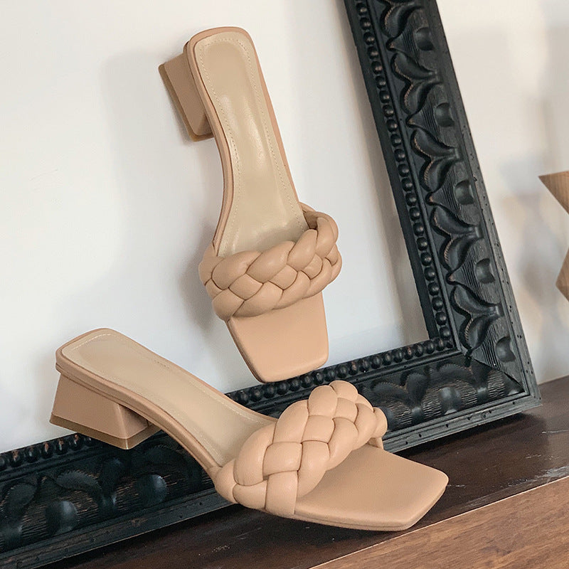 Women's Ribbon Sandals woven slippers sandals