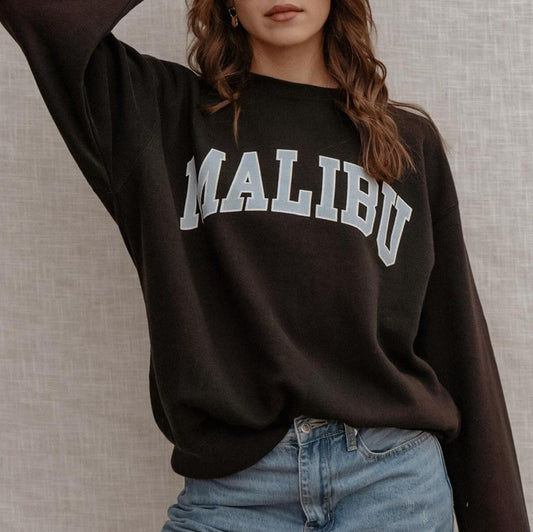 Dame pullover løstsiddende casual rundhalset top