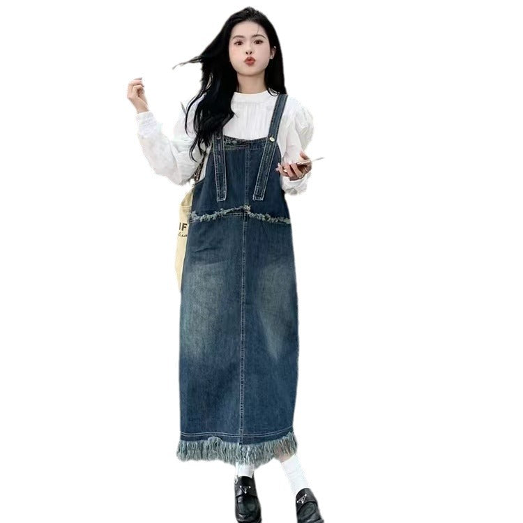 New SpringSummer Blue Denim Dress For Women