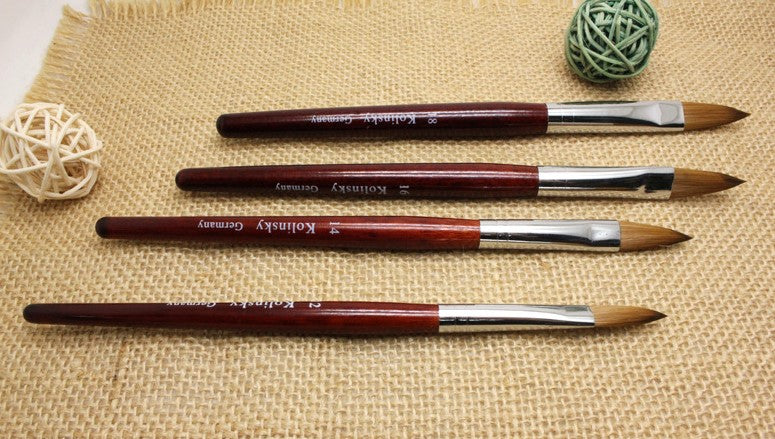 Carved crystal pen