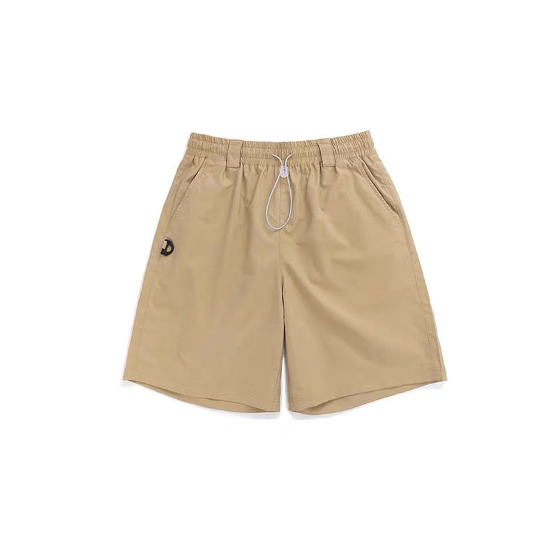 Suit hooded trench coat casual shorts overalls