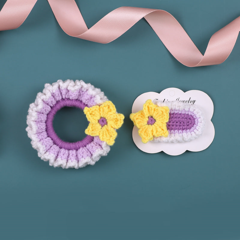 Hand-woven hairpin