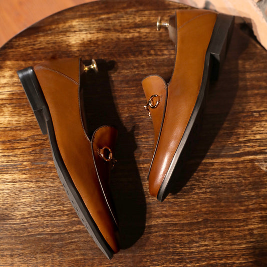 Men's leather shoes