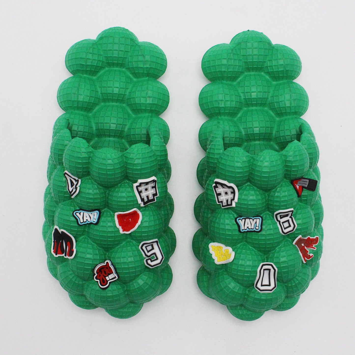 Men's And Women's Fashion Simple Solid Color Grape Particles Slippers
