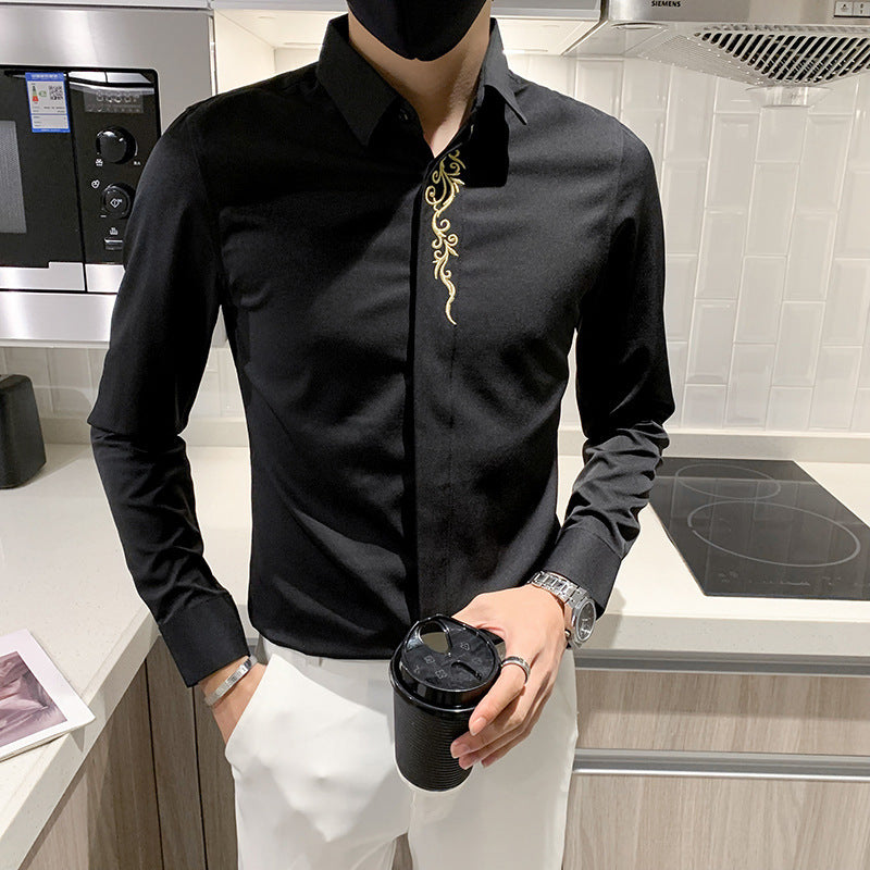 Handsome Embroidered Shirt With A Personalized Touch