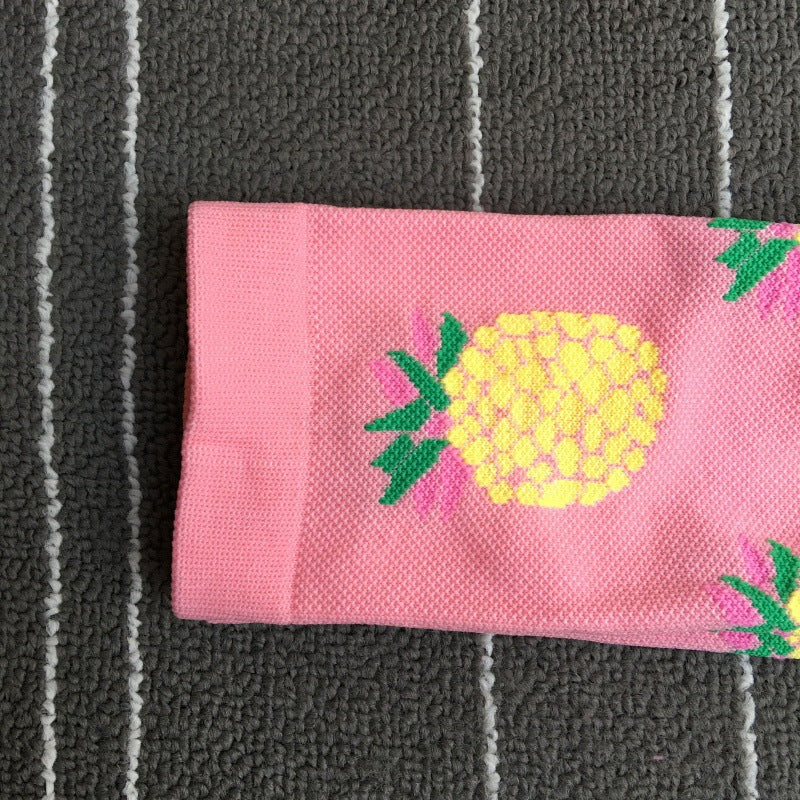 Fruit pattern socks