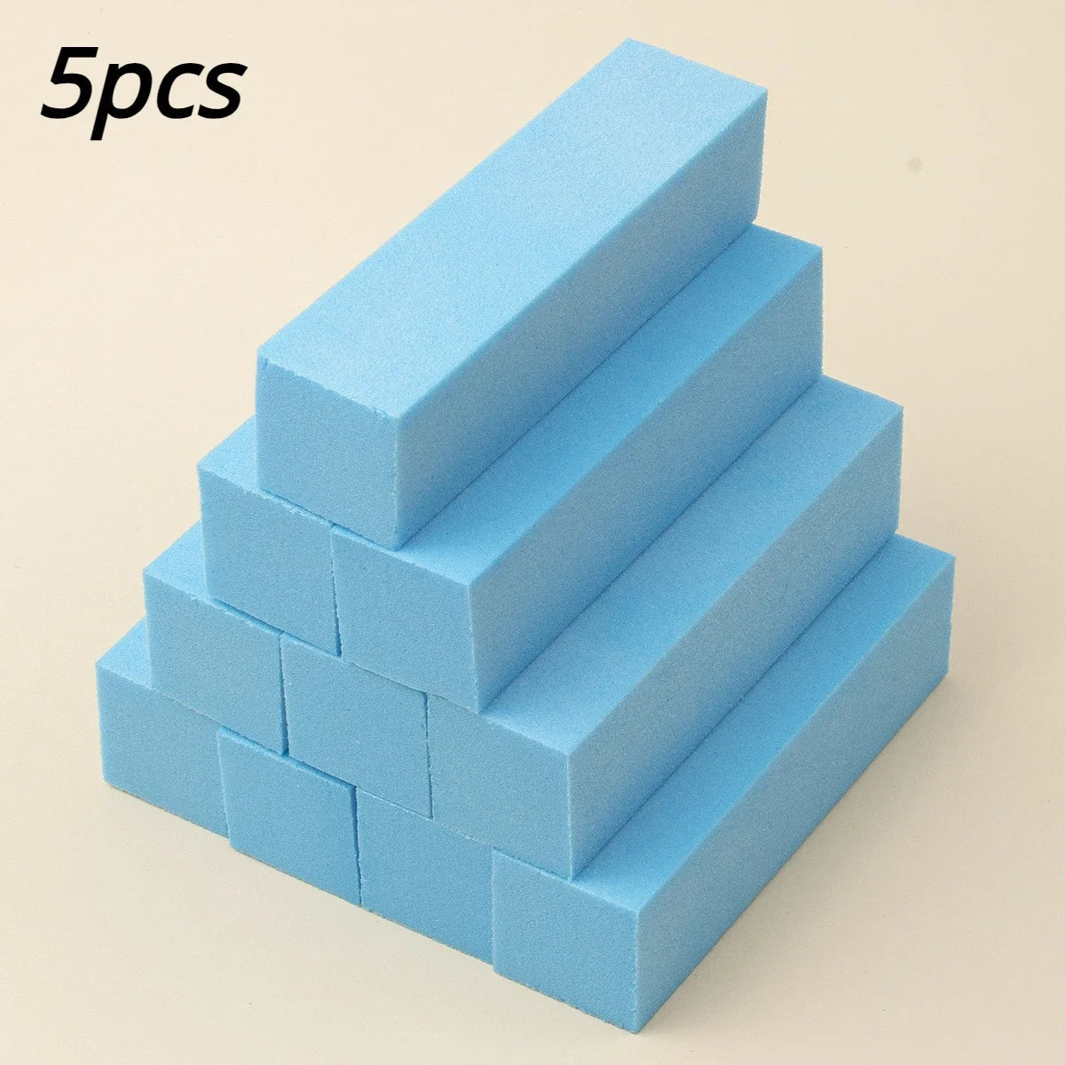 Nail White Tofu Block Color High Foaming Four Sides Grinding Block