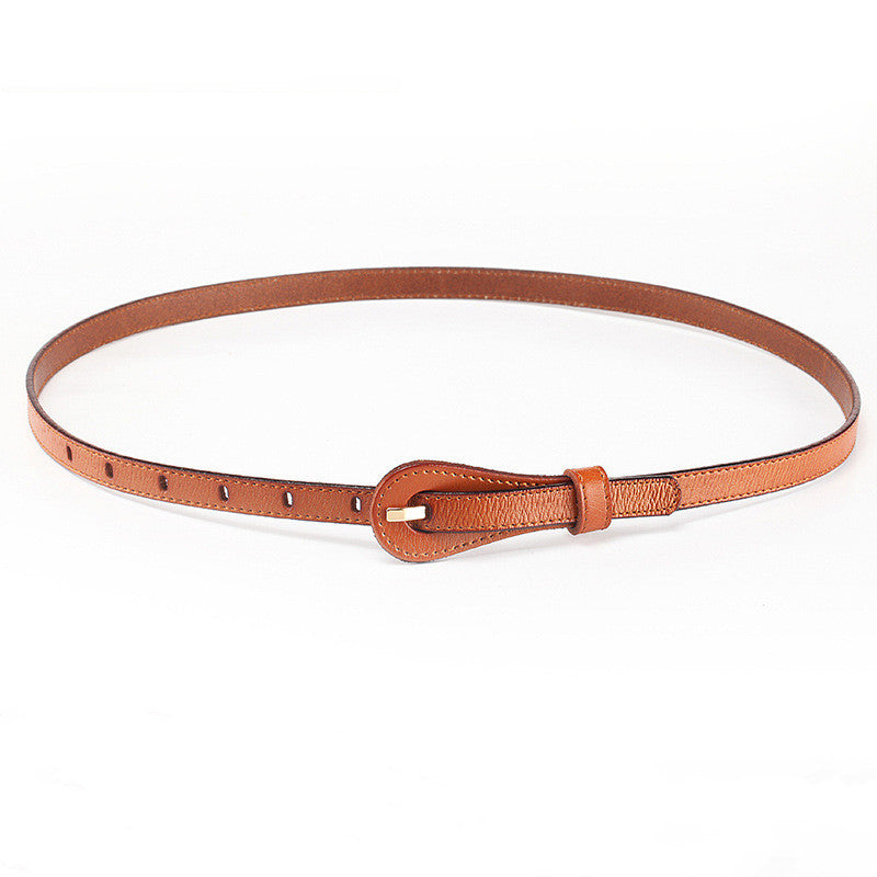 Women's Leather Belt Fine Decorative Skirt