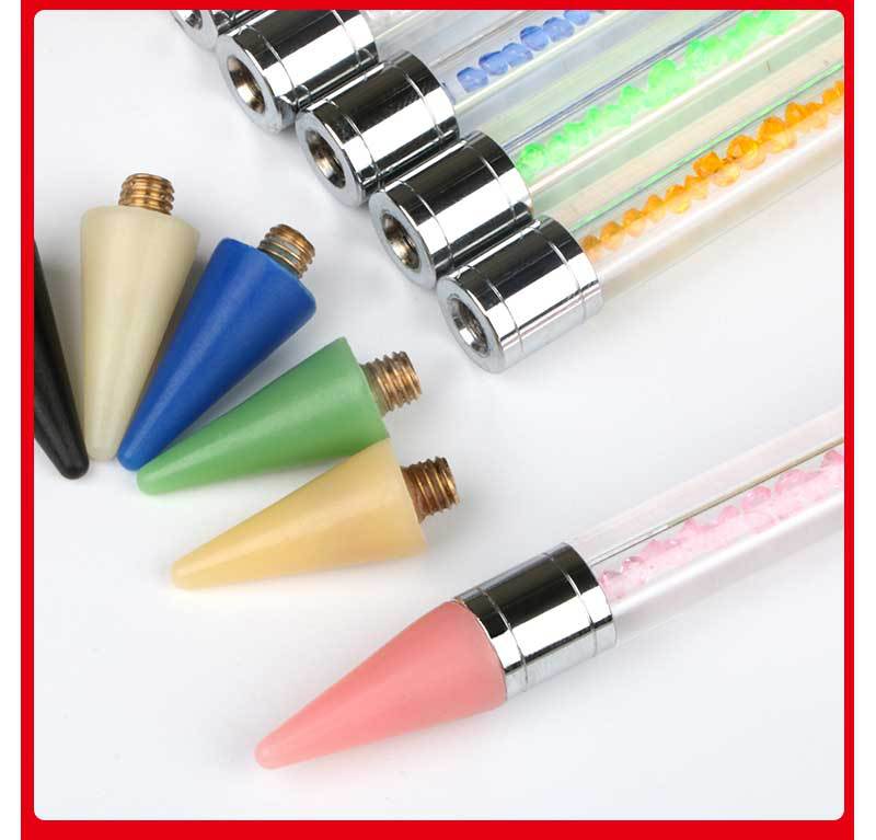 Buffing Cream-Head Point Drill Pen Tool Double-head Spot Drill Crayon Pen Used To Paste Diamonds
