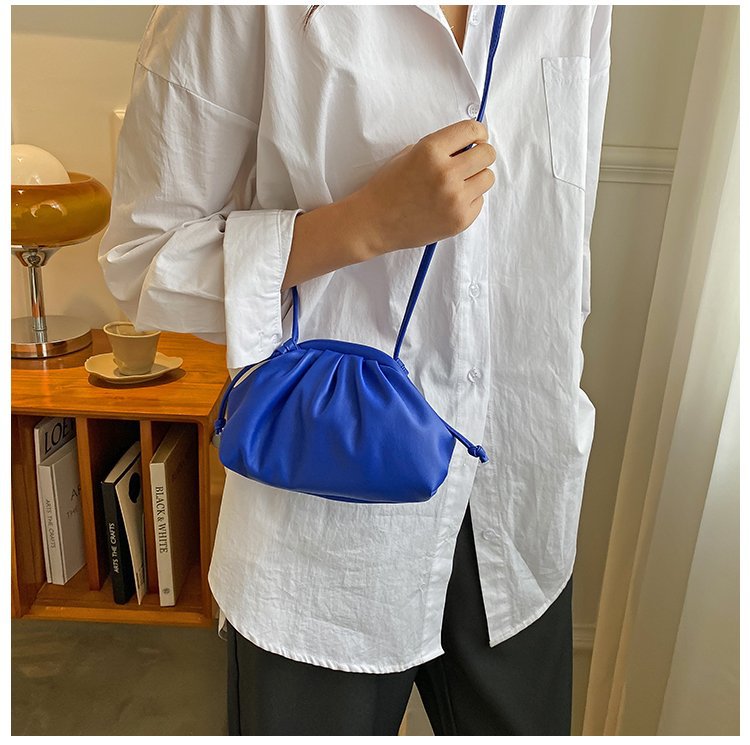 Shoulder Bag Candy Color Dumpling  Messenger Women's